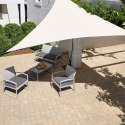 Żagiel przeciwsłoneczny daszek wodoodporny 4x4x4m ModernHome - beżowy ModernHome