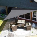 Żagiel przeciwsłoneczny daszek wodoodporny 5x5x5m ModernHome - szary ModernHome
