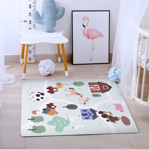 Duża mata piankowa EVA dla dzieci Farma 90,5x90,5 cm 21 el. ECOTOYS ECOTOYS Duża mata piankowa EVA dla dzieci Farma 90,5x90,5 cm 21 el. ECOTOYS ECOTOYS