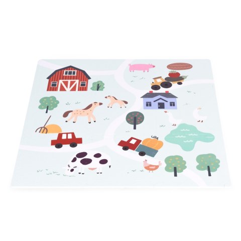 Duża mata piankowa EVA dla dzieci Farma 90,5x90,5 cm 21 el. ECOTOYS ECOTOYS Duża mata piankowa EVA dla dzieci Farma 90,5x90,5 cm 21 el. ECOTOYS ECOTOYS