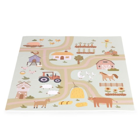 Duża mata piankowa EVA dla dzieci Farma 90,5x90,5 cm 21 el. ECOTOYS ECOTOYS Duża mata piankowa EVA dla dzieci Farma 90,5x90,5 cm 21 el. ECOTOYS ECOTOYS