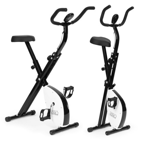Rowerek treningowy rower stacjonarny fitness mechaniczny licznik komputer płynna regulacja - biały ModernHome ModernHome Rowerek treningowy rower stacjonarny fitness mechaniczny licznik komputer płynna regulacja - biały ModernHome ModernHome