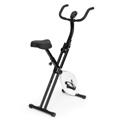 Rowerek treningowy rower stacjonarny fitness mechaniczny licznik komputer płynna regulacja - biały ModernHome ModernHome Rowerek treningowy rower stacjonarny fitness mechaniczny licznik komputer płynna regulacja - biały ModernHome ModernHome