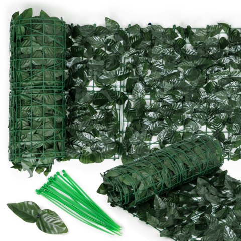 Sztuczny bluszcz żywopłot 300x50 cm zielona osłona na balkon maskująca MultiGarden Sztuczny bluszcz żywopłot 300x50 cm zielona osłona na balkon maskująca MultiGarden