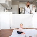 Bramka barierka roleta 150 cm ochronna zabezpieczająca na schody i drzwi - beżowa ECOTOYS ECOTOYS