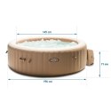 Nadmuchiwane jacuzzi hydromasaż 4 os. 196x71 cm akcesoria premium INTEX 28426 INTEX