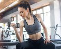 Hantle sześciokątne zestaw 2x4 kg ciężarki do ćwiczeń obciążniki fitness szare ModernHome ModernHome