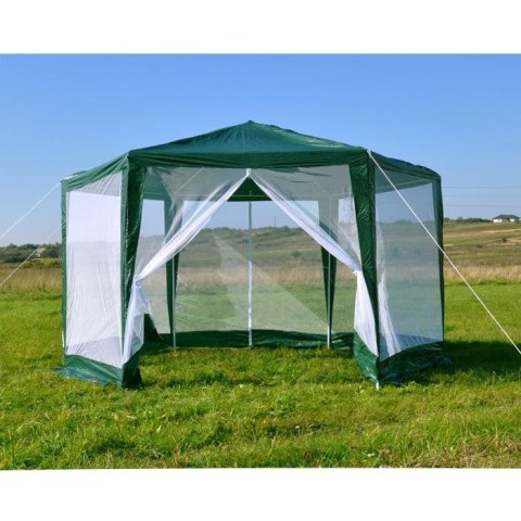 Namiot pawilon ogrodowy handlowy 2x2x2 m z moskitierą zielony MultiGarden MultiGarden Namiot pawilon ogrodowy handlowy 2x2x2 m z moskitierą zielony MultiGarden MultiGarden