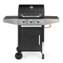 Grill gazowy ogrodowy 10.2 kW duży ruszt 3 palniki termometr reduktor MultiGarden MultiGarden