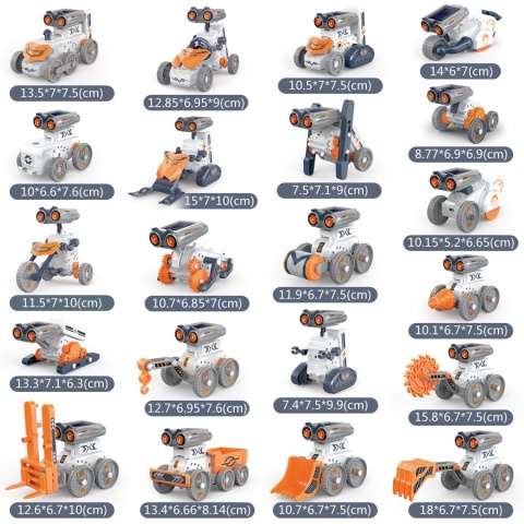 Robot do eksperymentów , solarny, edukacyjny, do budowania, zestaw