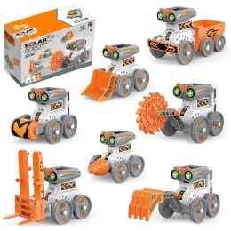Robot solarny, zabawka do samodzielnego montażu, eksperymenty naukowe dla dzieci w wieku 8-12 lat.