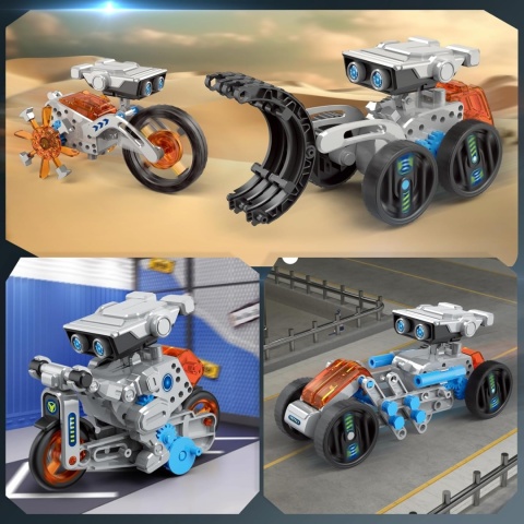 Robot solarny, zabawka do samodzielnego montażu, eksperymenty naukowe dla dzieci w wieku 8-12 lat.