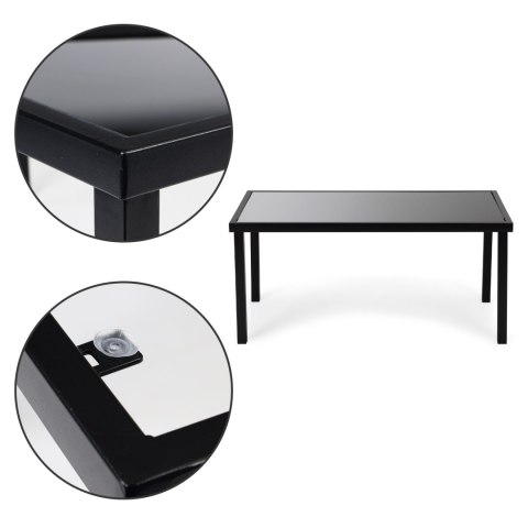 Zestaw mebli ogrodowych stół ławka fotele metal MultiGarden MultiGarden Zestaw mebli ogrodowych stół ławka fotele metal MultiGarden MultiGarden